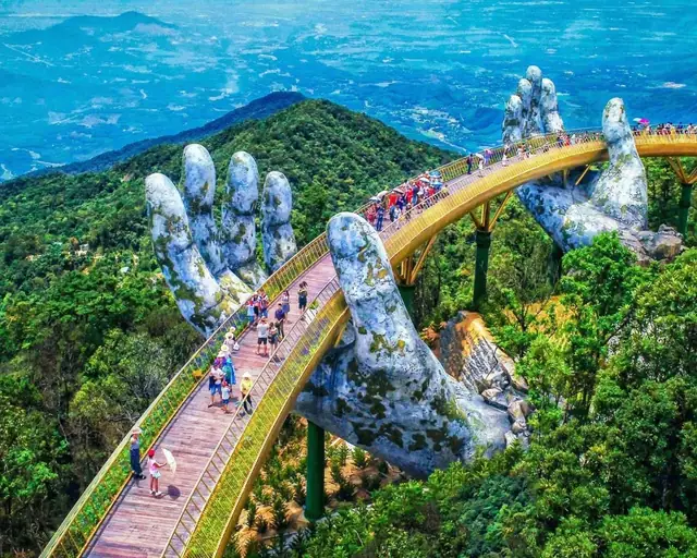 Golden Bridge, Ba Na Hills, Vietnam